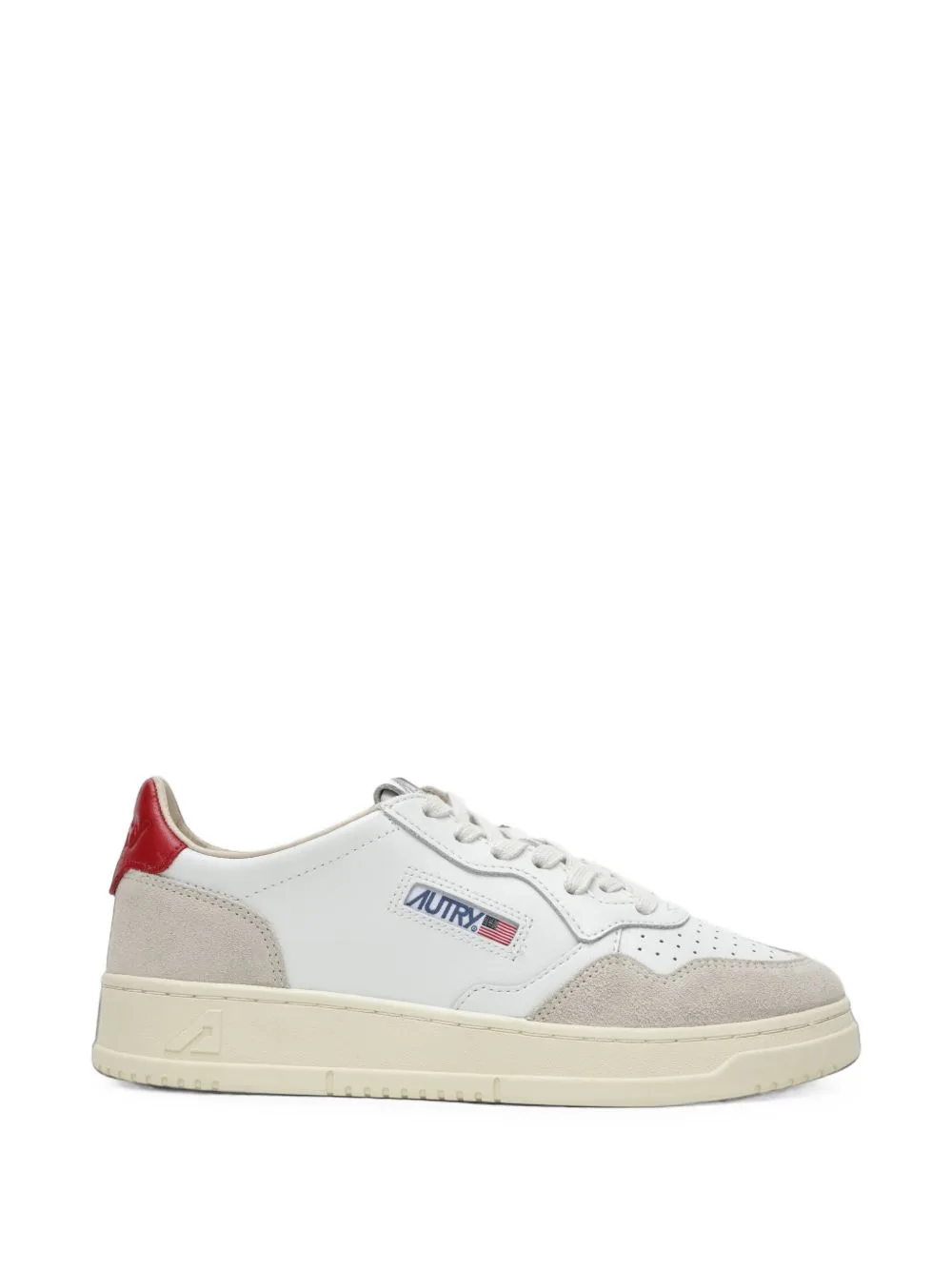 Medalist Panelled Leather Sneakers