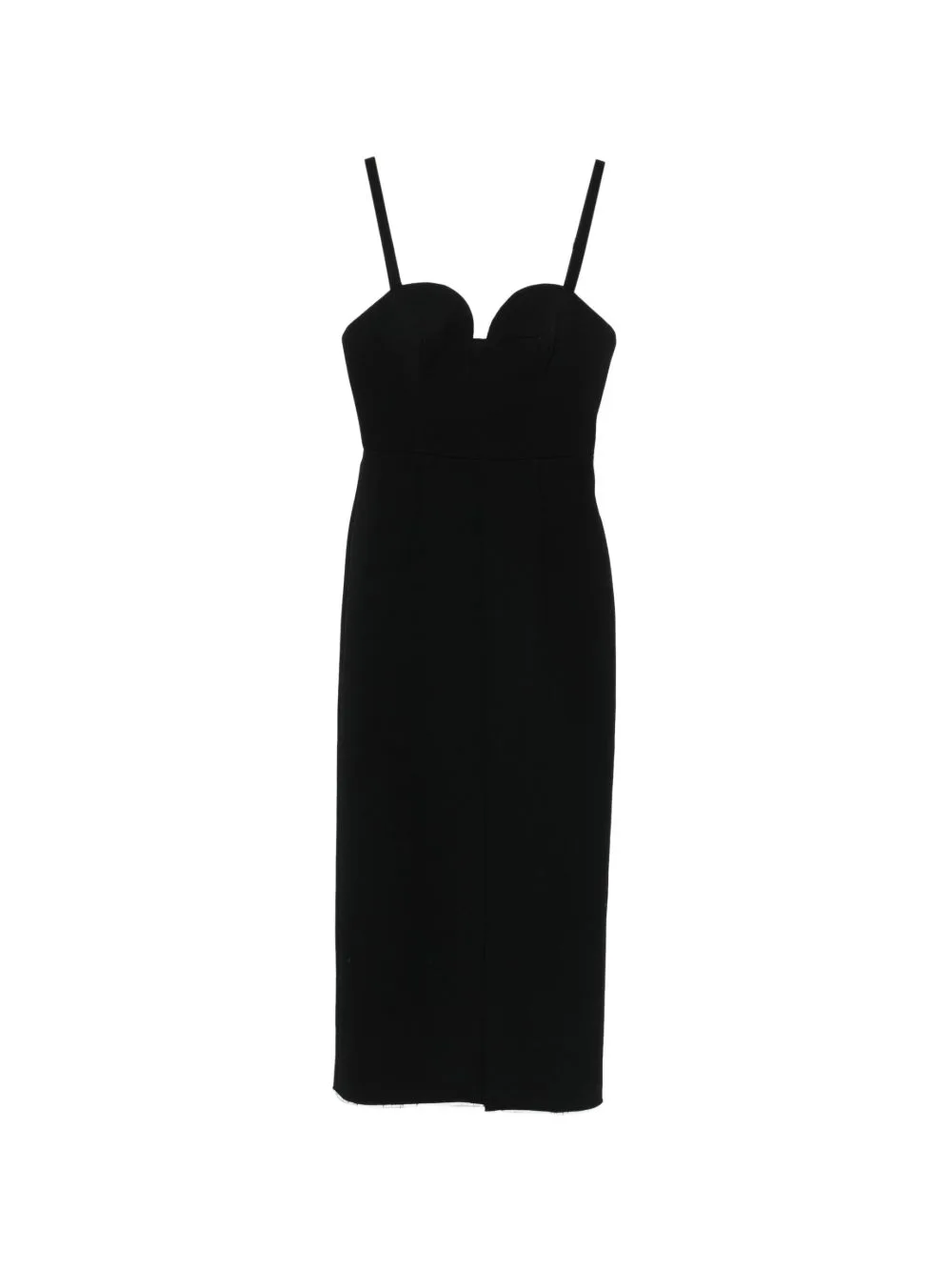Sweetheart-Neck Midi Dress