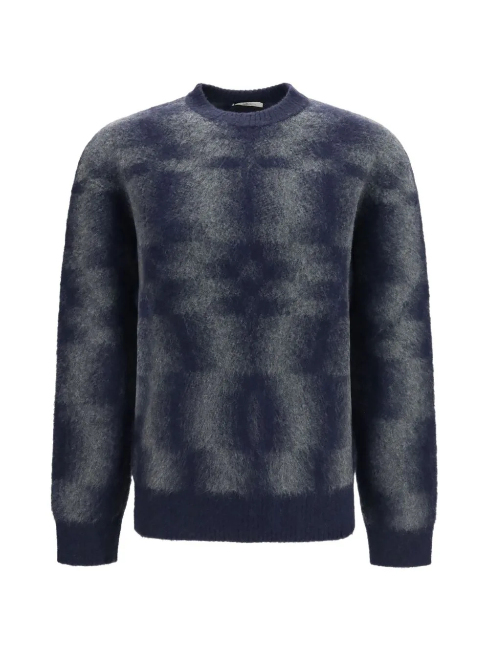 Brushed-Knit Crew-Neck Sweater by Piacenza Cashmere