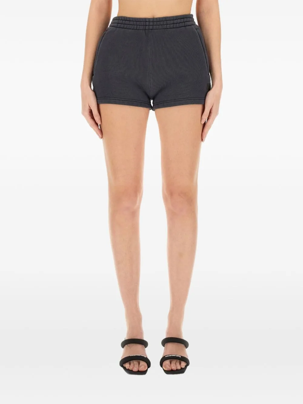 Elasticated Mini Shorts by alexanderwang.t