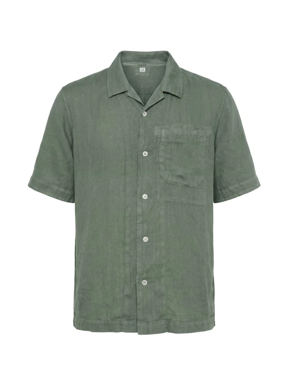 Short-Sleeve Chest-Pocket Shirt by C.P. Company