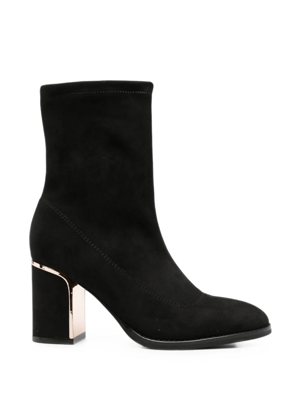 Metallic-Trimmed Ankle Boots by ALMA EN PENA