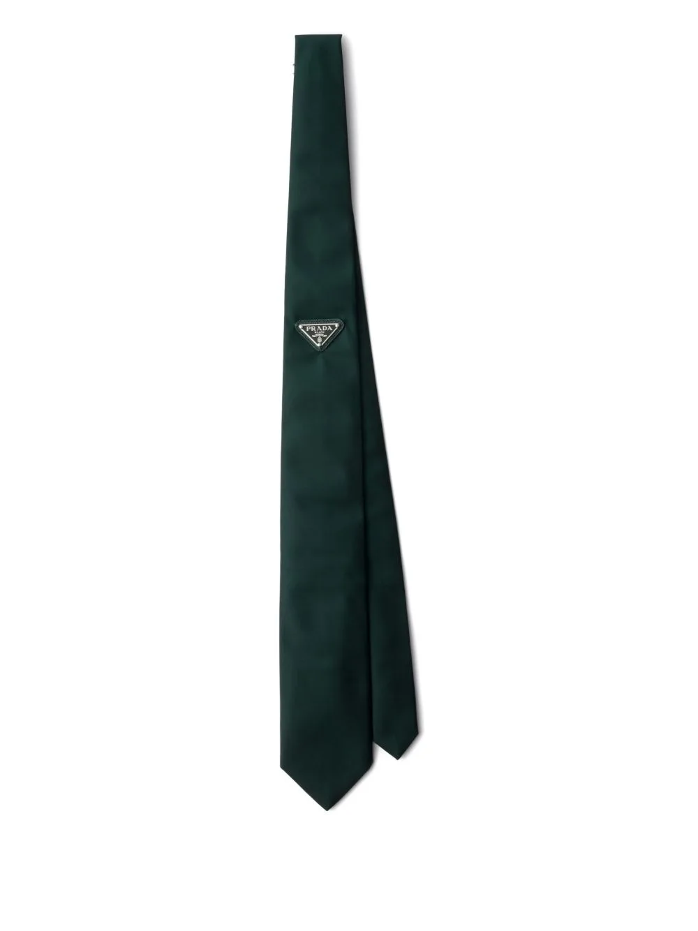 Triangle-Logo Tie by Prada