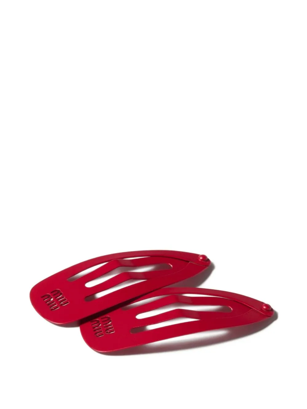 Metal Hair Clips by Miu Miu