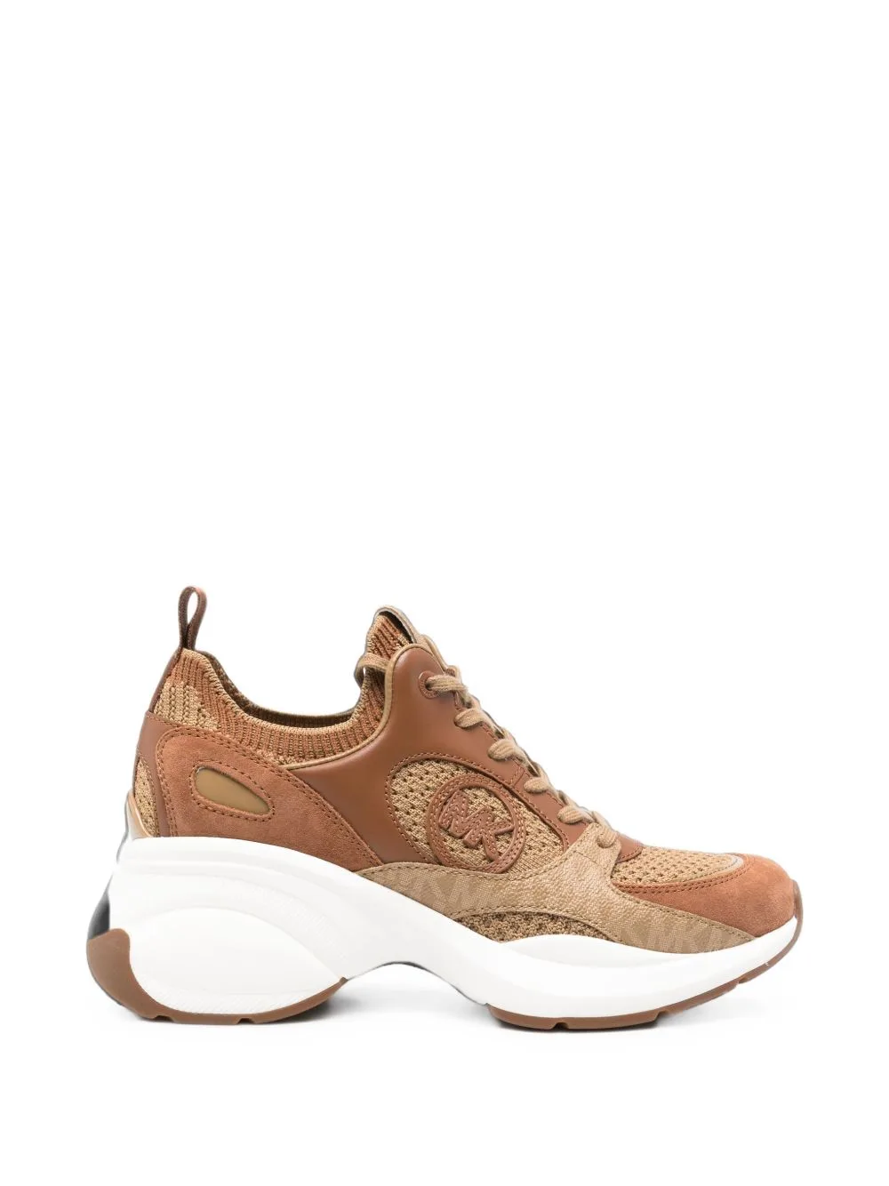 Logo-Patch Chunky-Sole Sneakers by Michael Kors