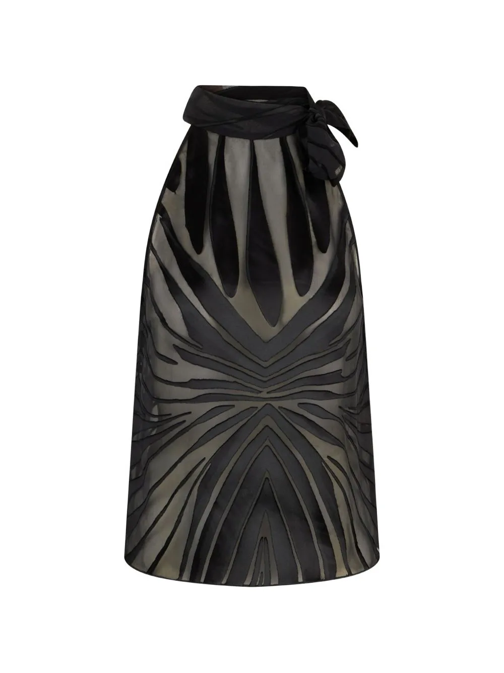 Ray-Pattern Bow-Detail Top by Roberto Cavalli