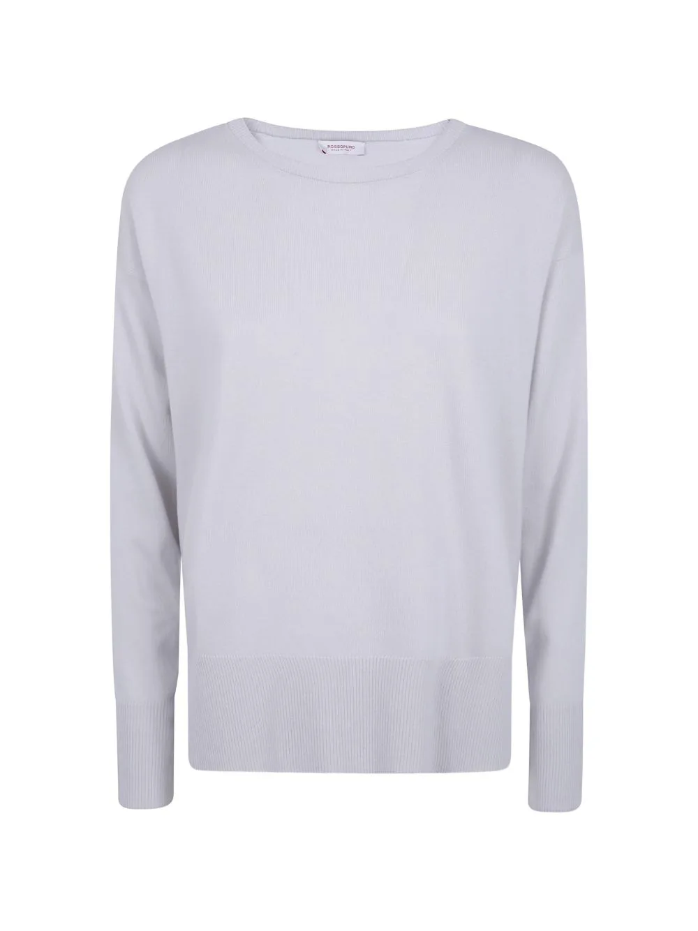 Crew-Neck Wool Sweater by Rossopuro