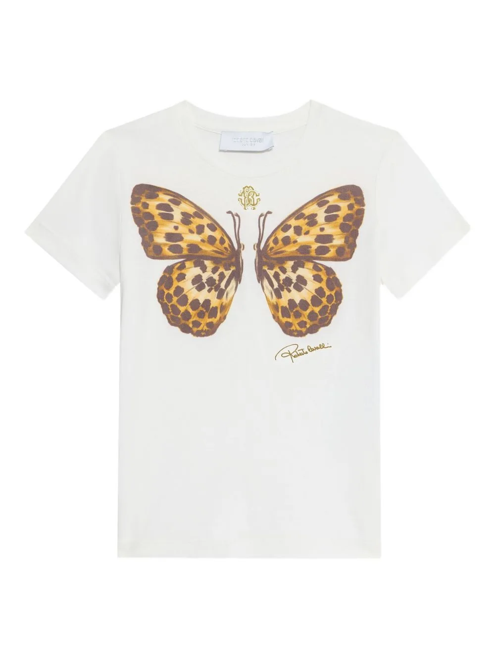 Butterfly Print T-Shirt by Roberto Cavalli Junior
