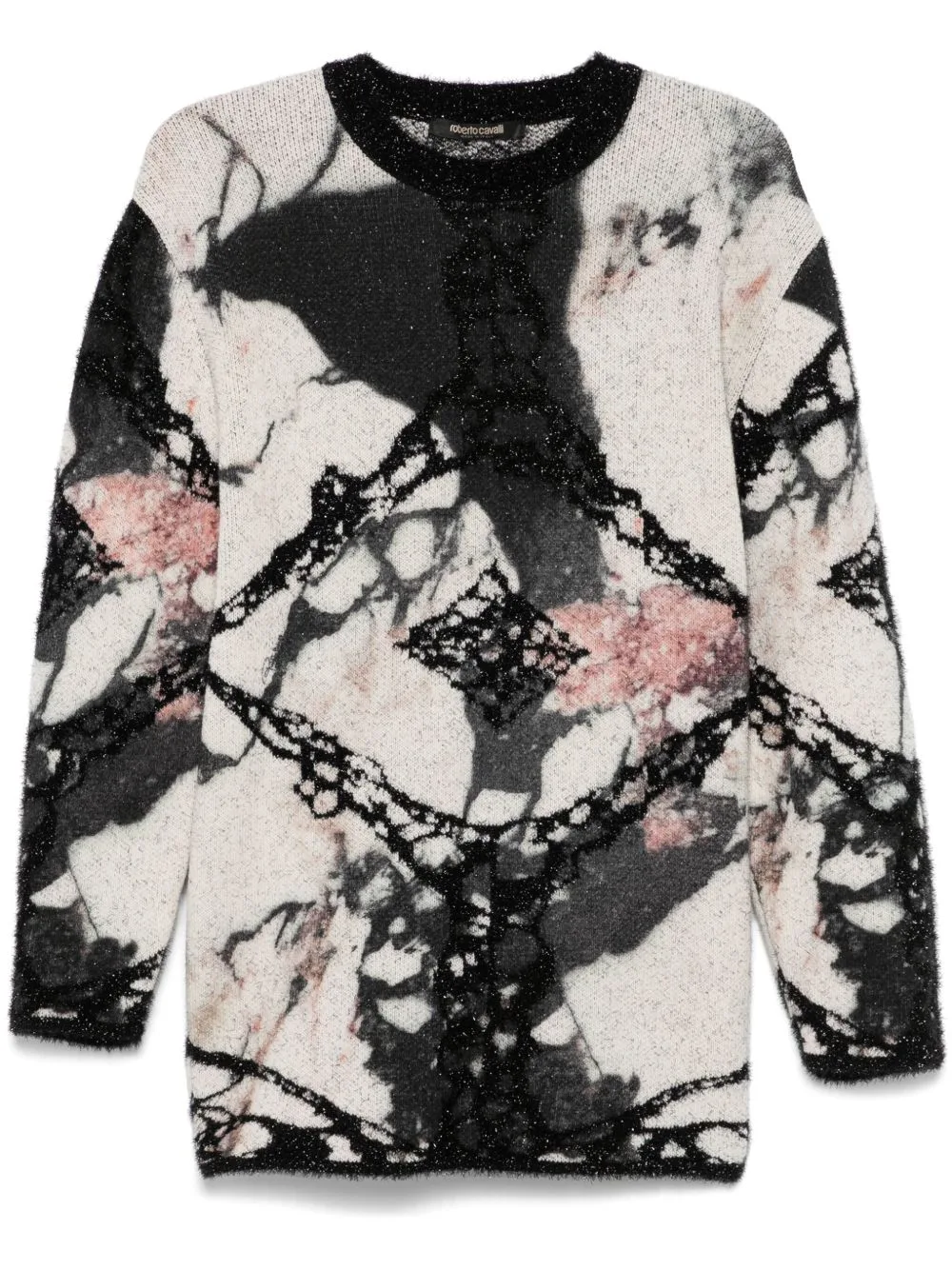 Abstract-Pattern Sweater by Roberto Cavalli