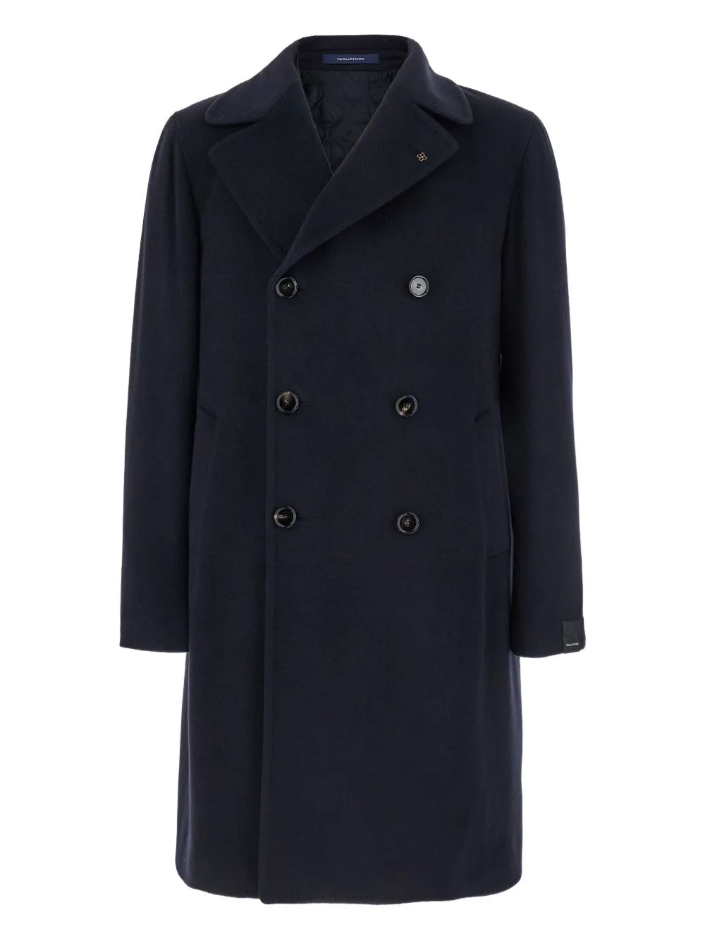 Double-Breasted Cashmere Coat by Tagliatore