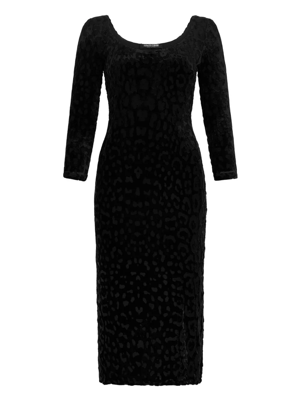 Velvet-Texture Dress by Roberto Cavalli