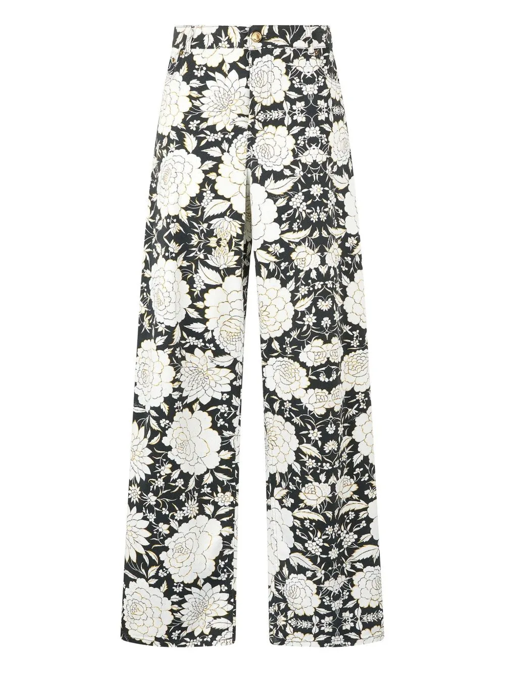 Floral-Print Jeans by Roberto Cavalli