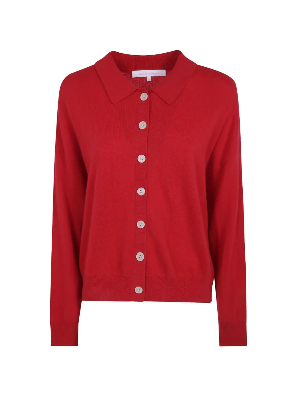 Button-Down Polo Cardigan by absolut cashmere