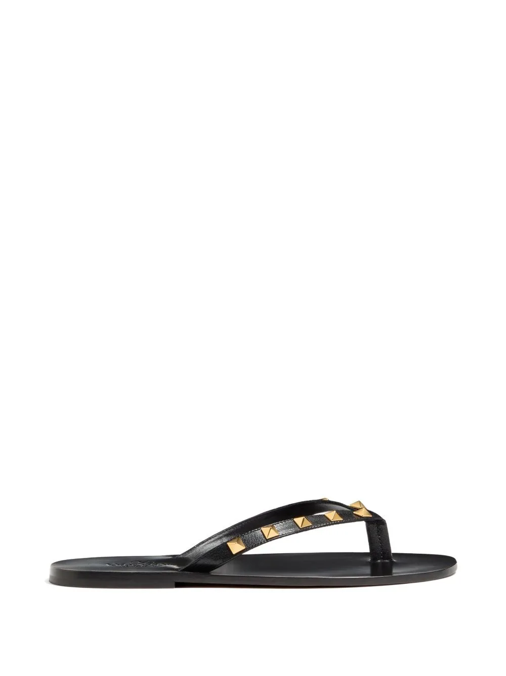Rockstud Goatskin Flip Flops by Valentino Garavani
