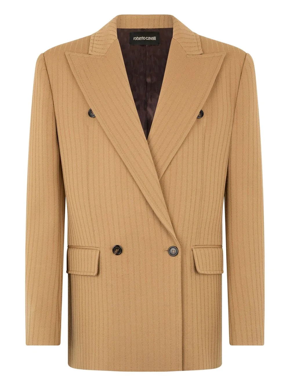 Double-Breasted Striped Blazer by Roberto Cavalli