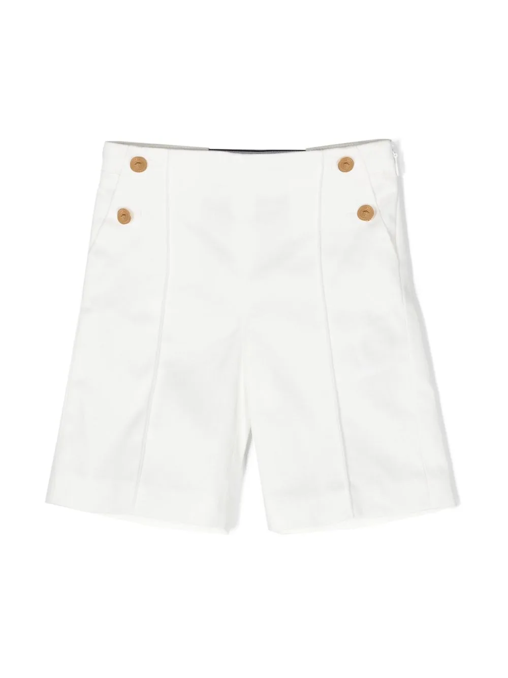 Greca-Detailing Cotton Shorts by Versace Kids