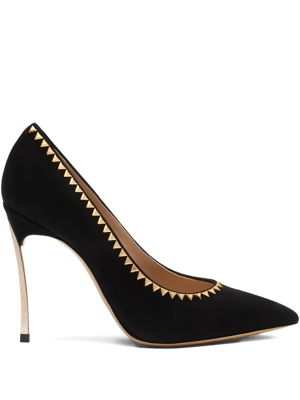 100mm Studded Stiletto Pumps by Casadei