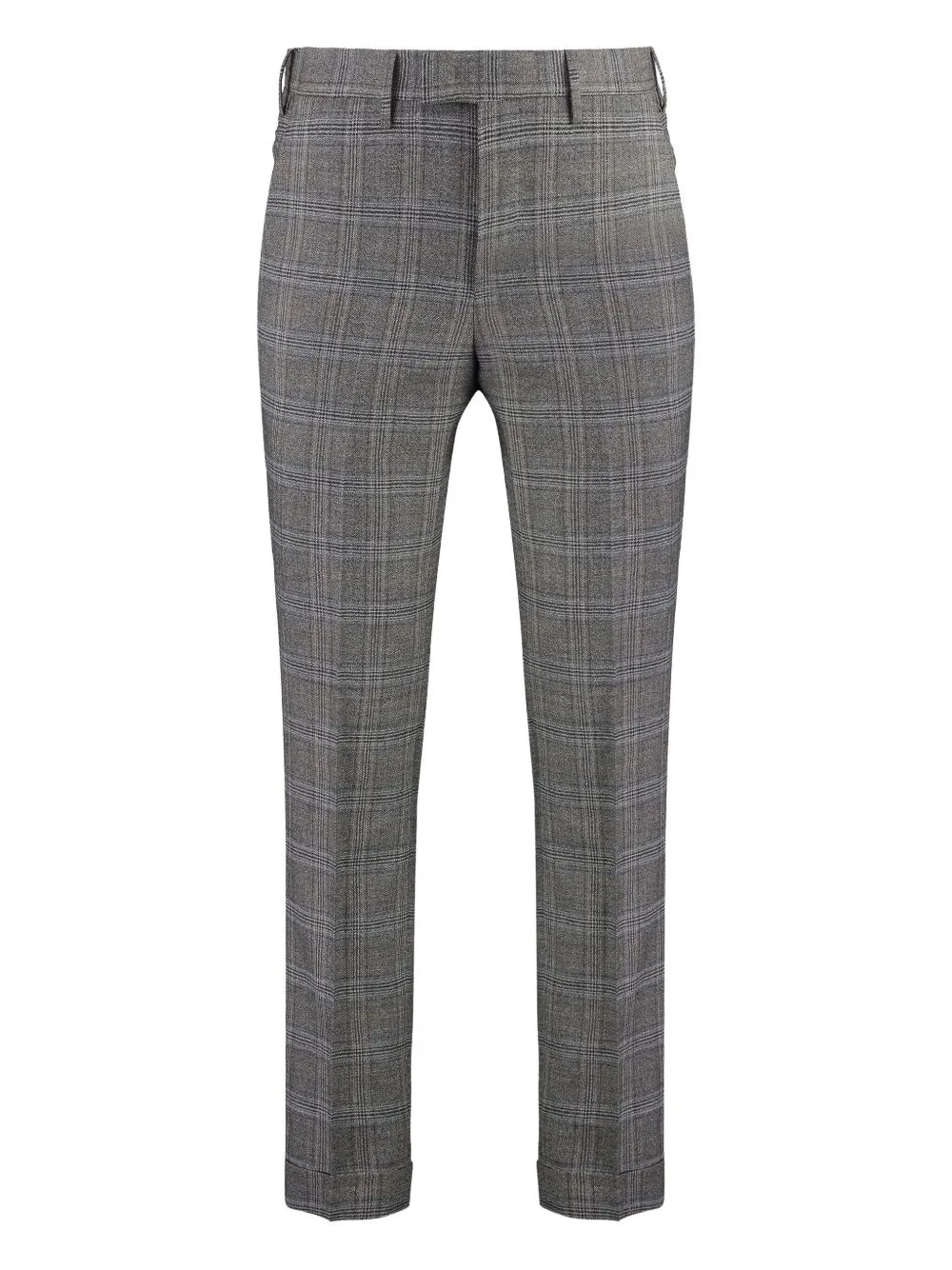 Checked Wool-Blend Trousers by PT Torino