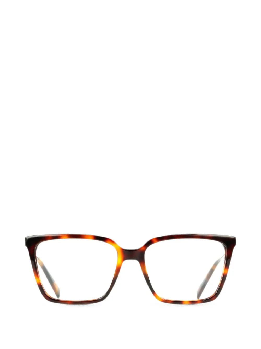 Tortoiseshell-Effect Square-Frame Glasses by LIU JO