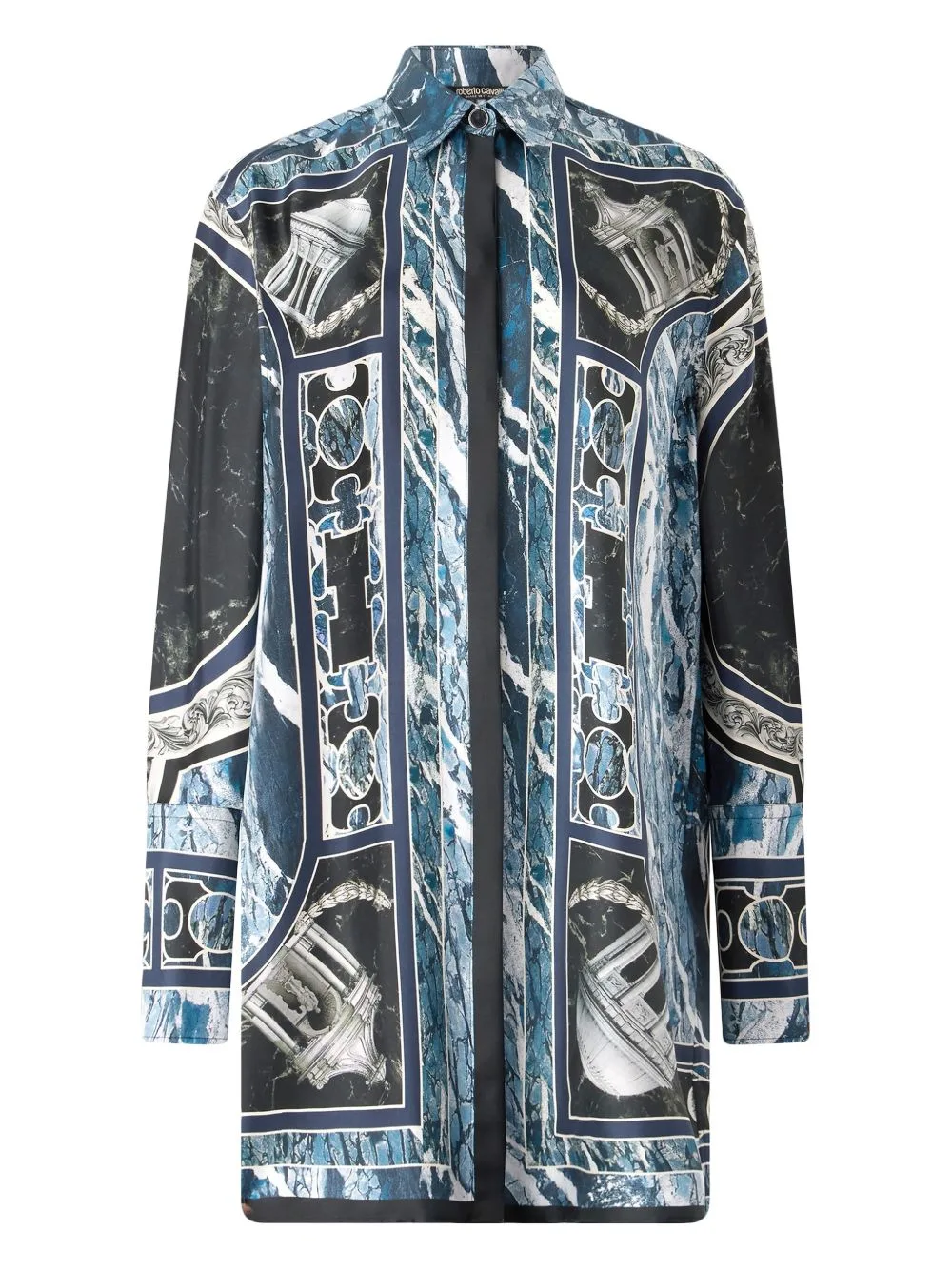 Silk Long Shirt by Roberto Cavalli