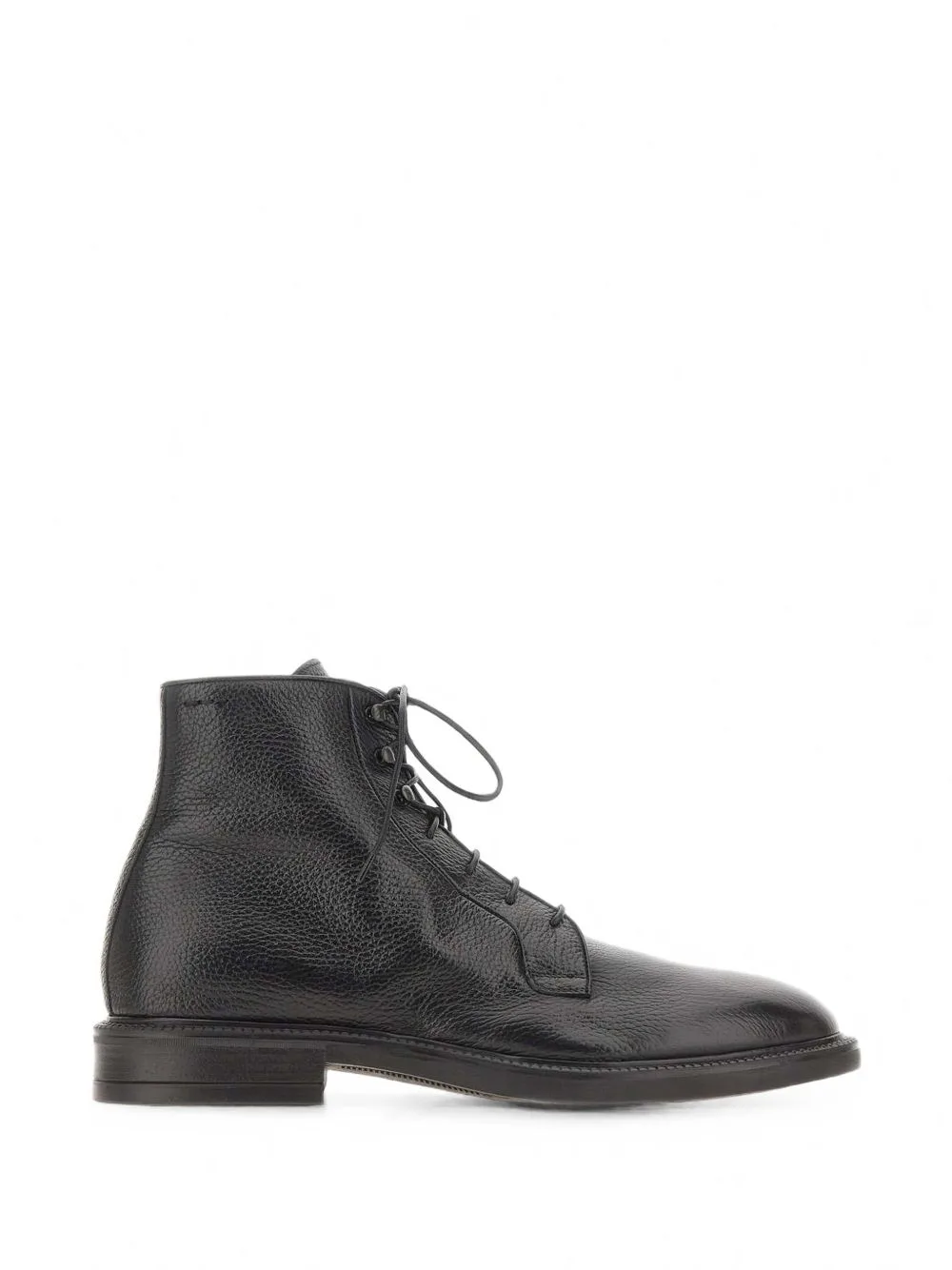 Grained Leather Ankle Boots by Alexander Hotto