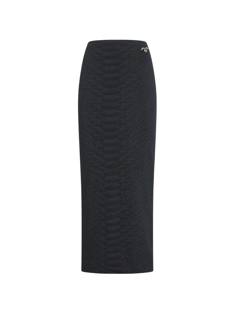 Snake-Texture Midi Skirt by Roberto Cavalli