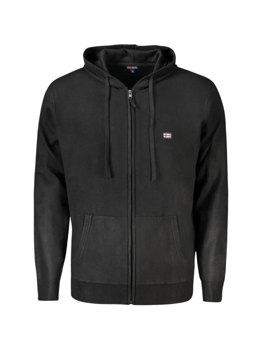 Logo-Patch Zip-Up Hoodie by Norwegian Rain