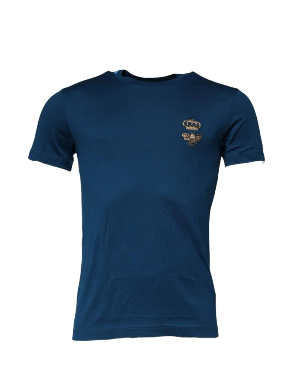 Embroidered Bee-Crown T-Shirt by Dolce & Gabbana