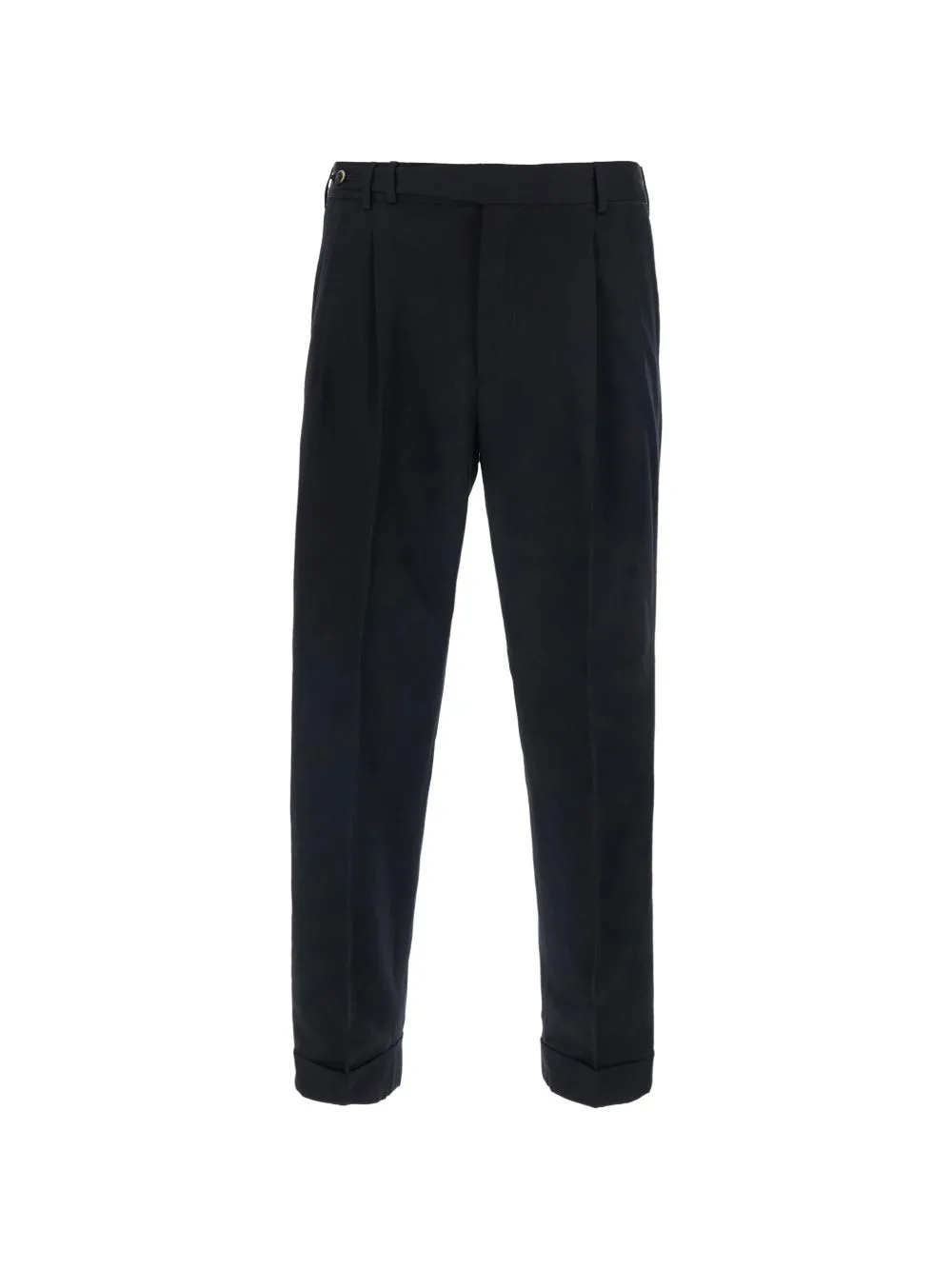 Pleated Turn-Up Trousers by PT Torino