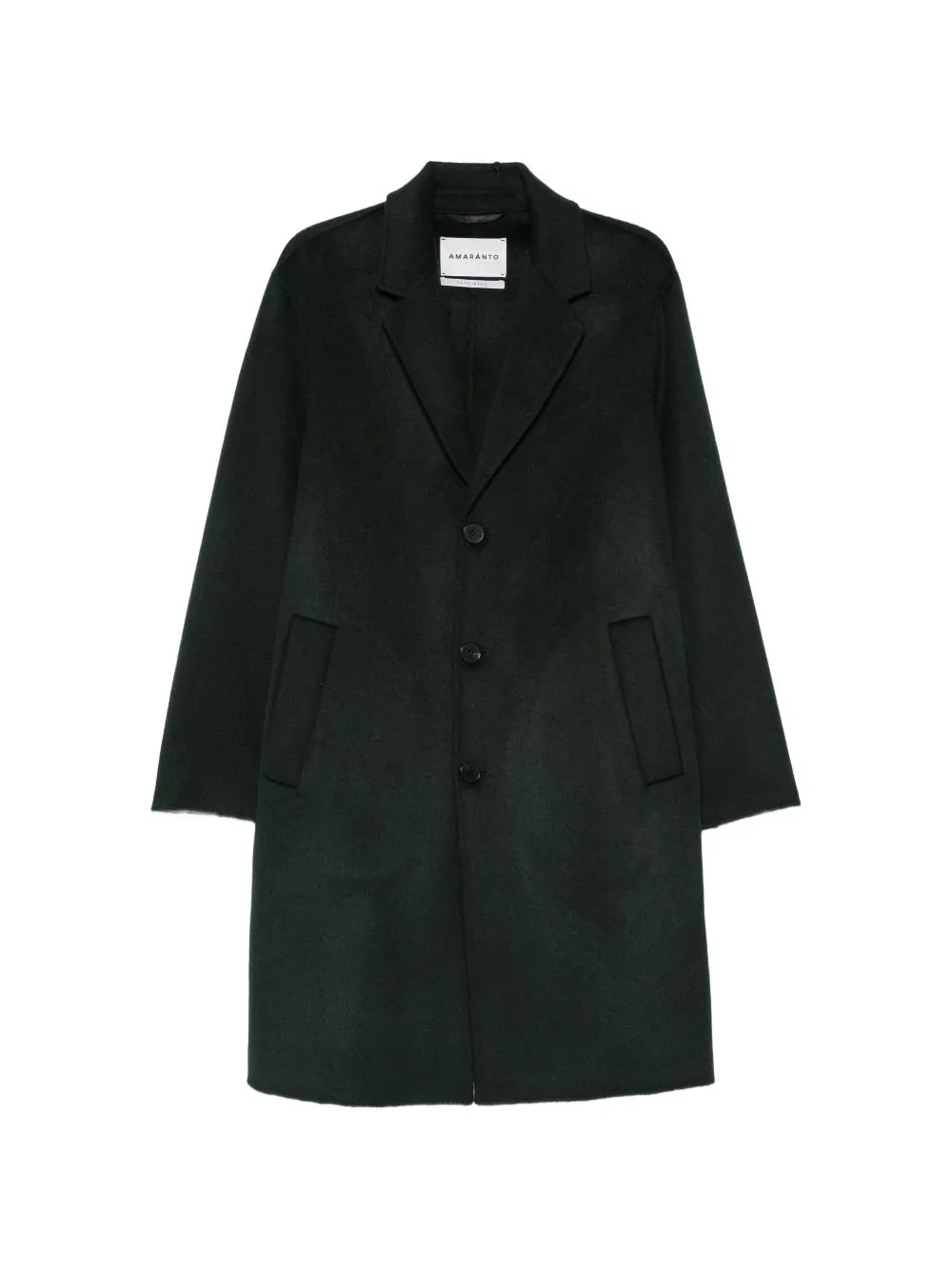 Single-Breasted Notch-Lapel Coat by AMARANTO