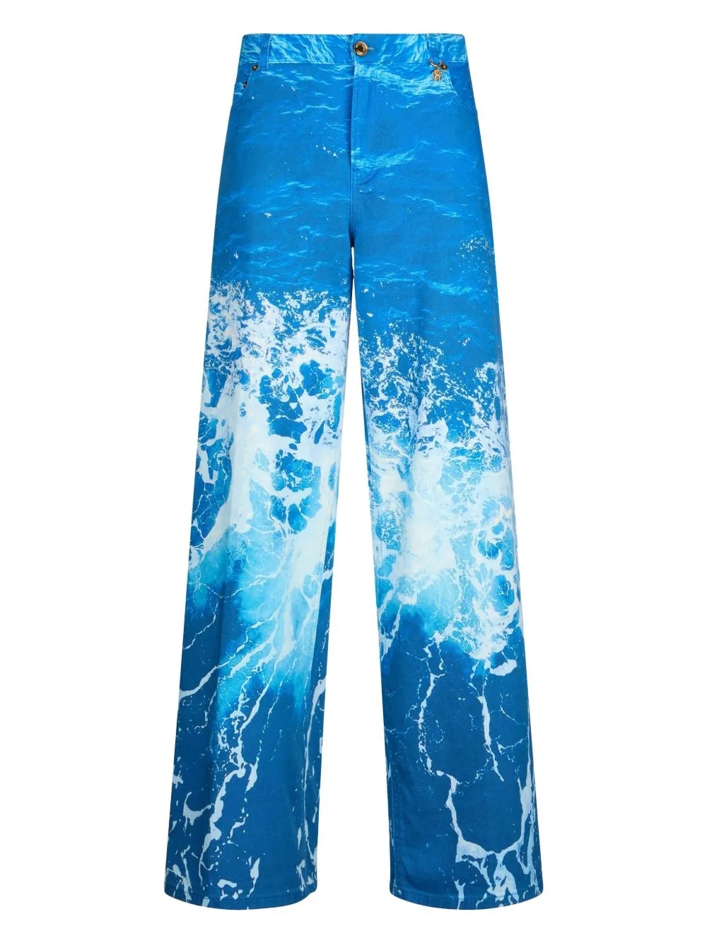 Graphic-Print Trousers by Roberto Cavalli
