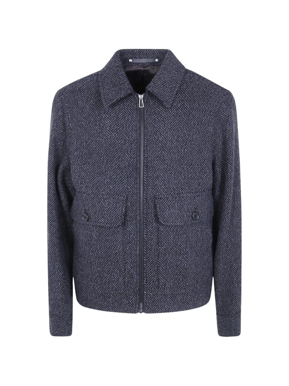 Herringbone-Pattern Zip-Up Jacket by Paul Smith