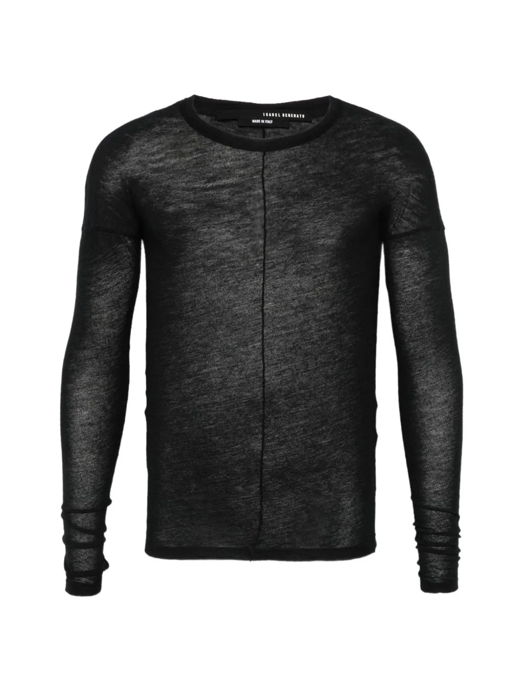 Thumb-Slot Long-Sleeve T-Shirt by Isabel Benenato