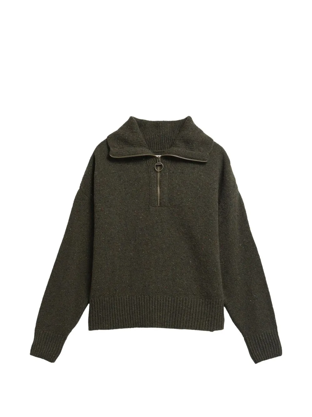 Lavensdale Quarter-Zip Flecked Sweater