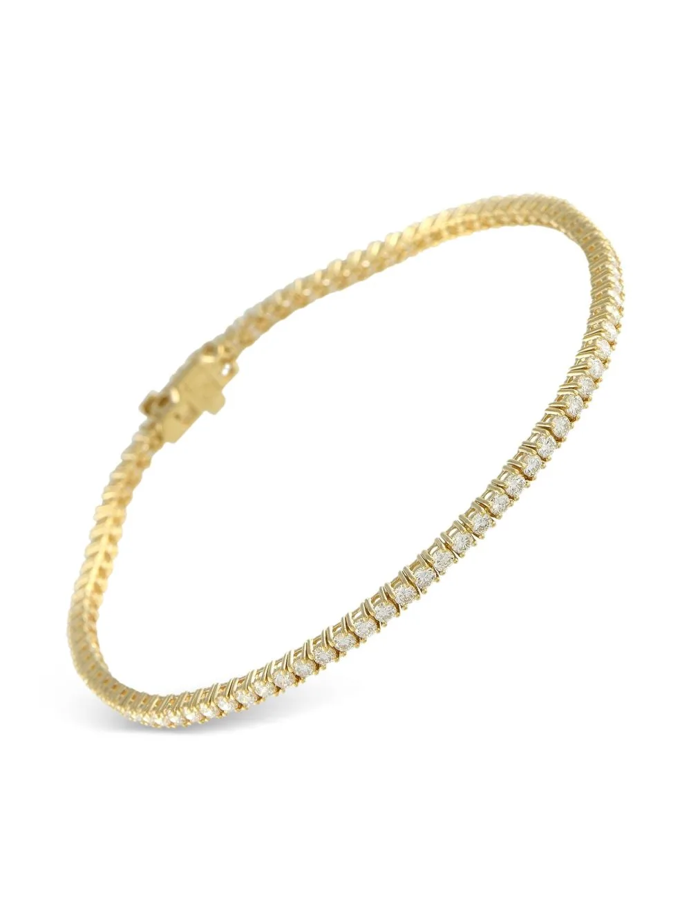 14K Yellow Gold Lab-Grown Diamond Bracelet by LB Exclusive