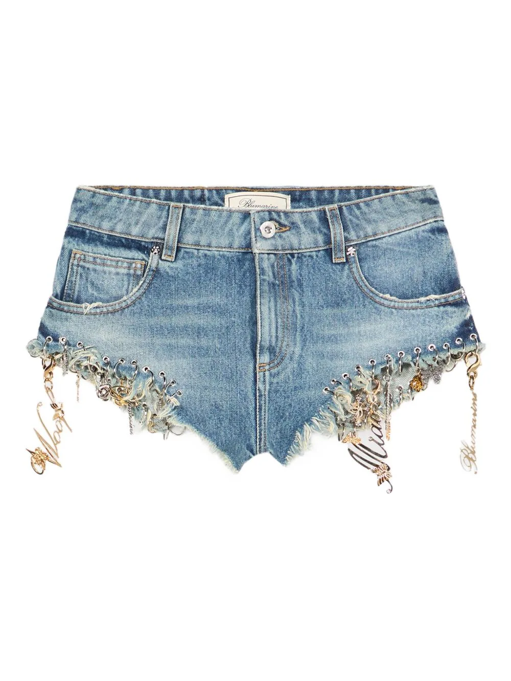 Denim Mini Shorts by Blumarine