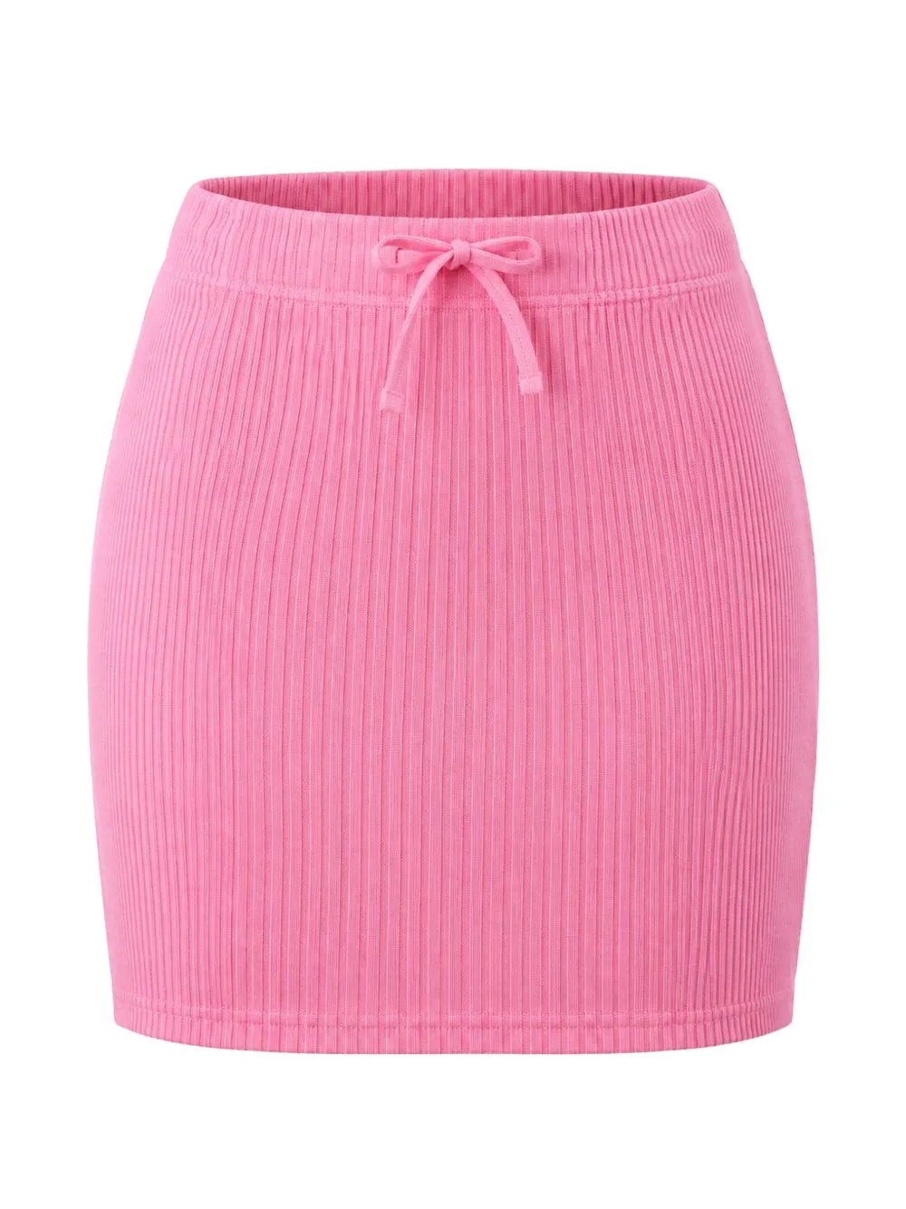 Ribbed-Knit Drawstring-Waist Skirt by SUN68 KIDS