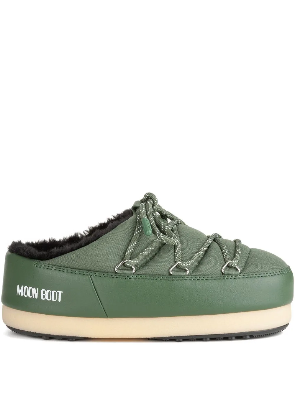EVX Padded Lace-Up Mule Boots by Moon Boot