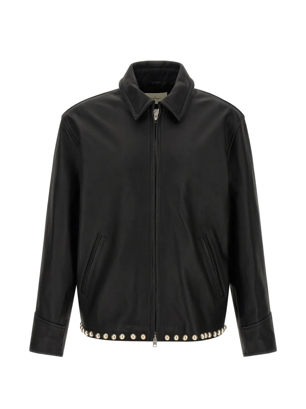 Rider Stud-Embellished Leather Jacket by Second/Layer