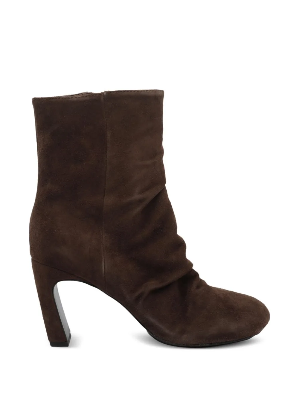 Estelle Ruched Suede Ankle Boots by Ash