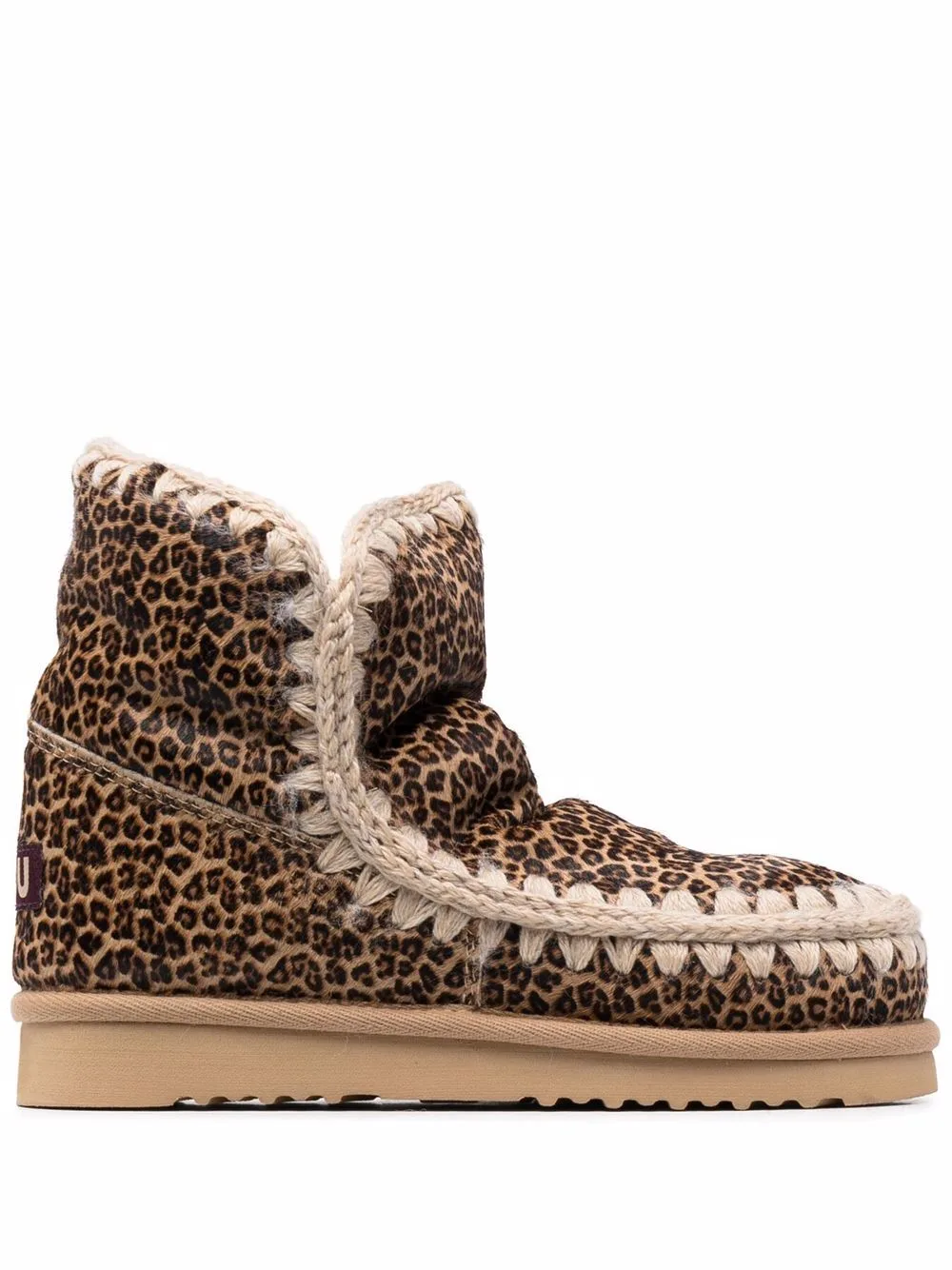 Eskimo Leopard-Print Boots by Mou
