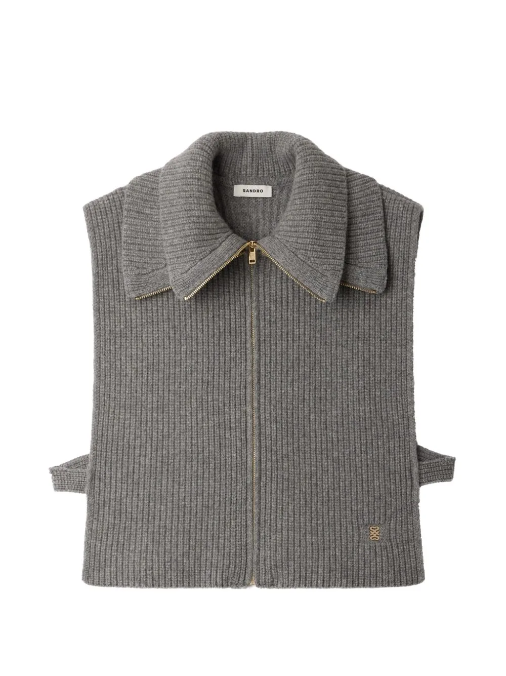 Zipped Trucker Collar by SANDRO