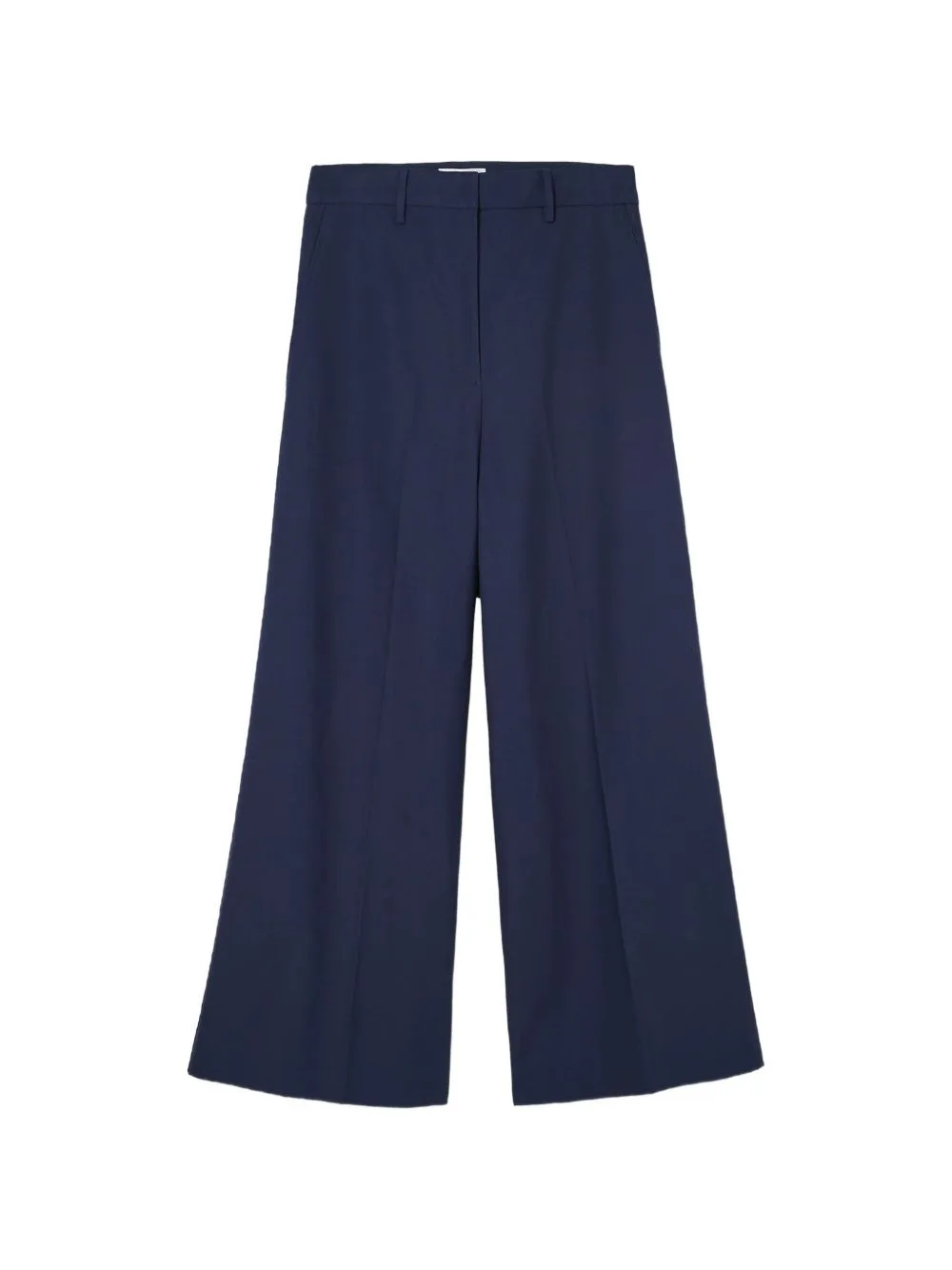 Pressed-Crease Wide-Leg Trousers by PSOPHIA