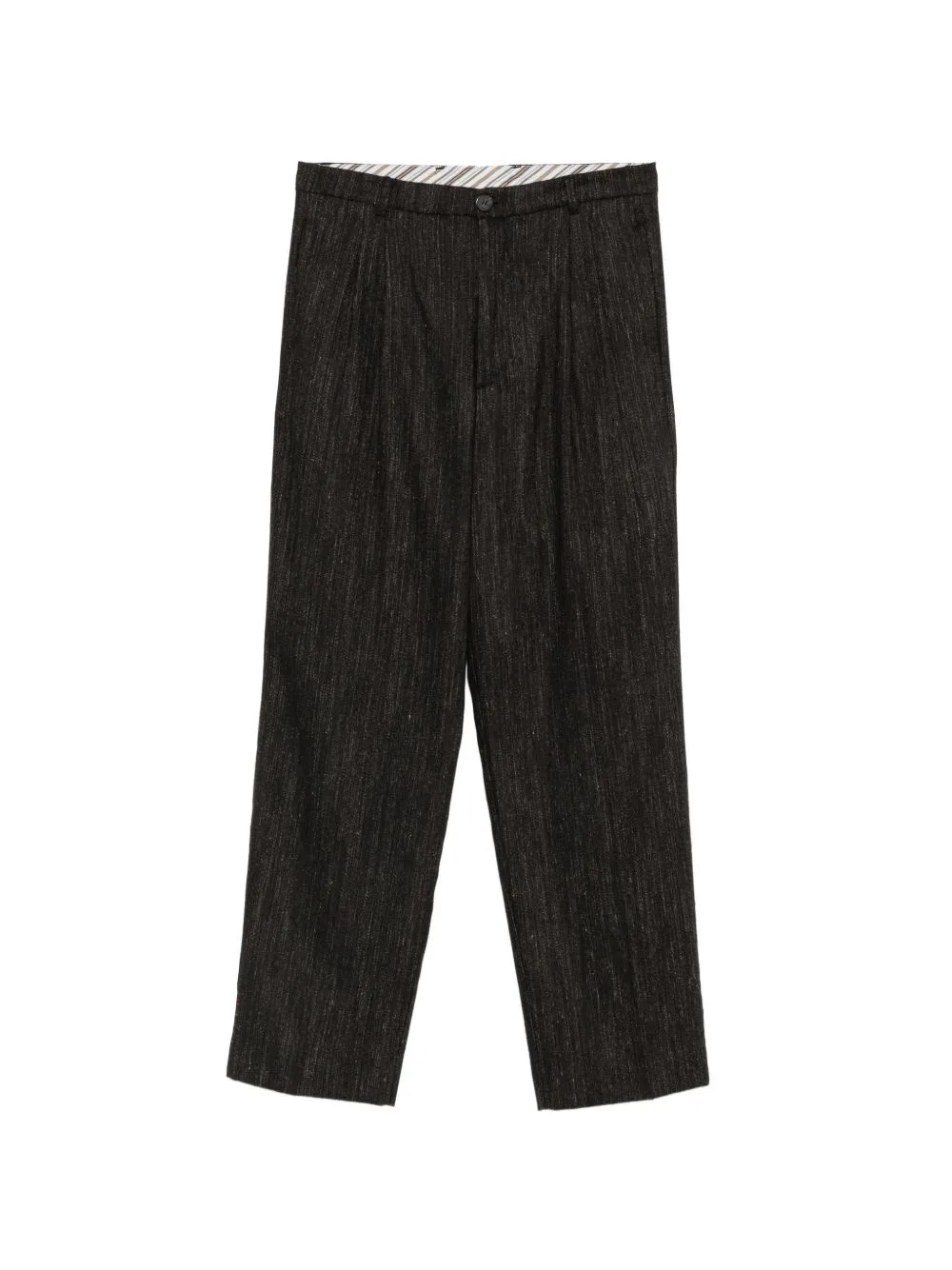 Pleated Straight-Leg Trousers by AMARANTO