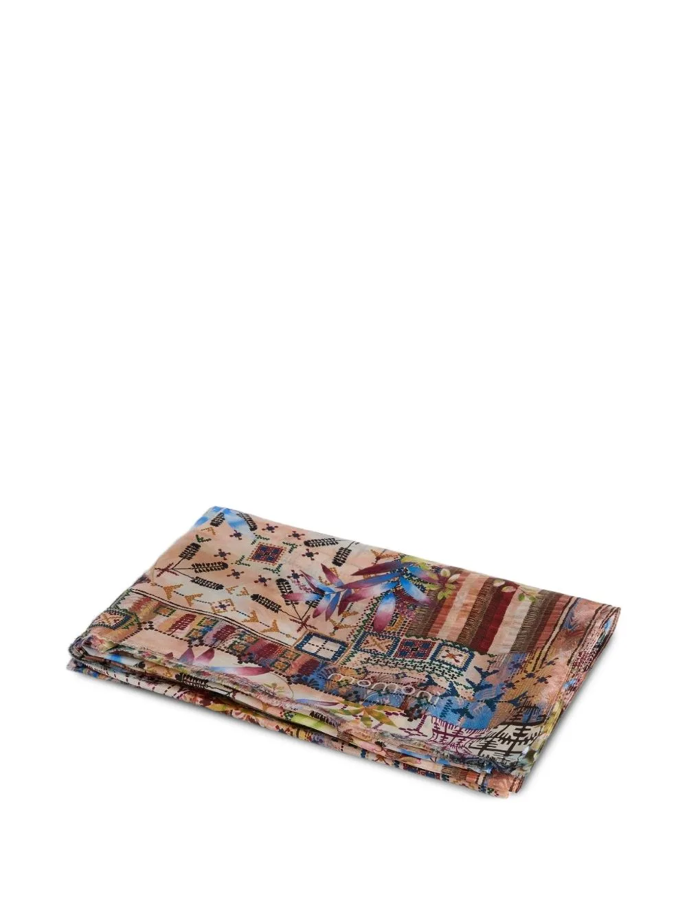 Maxi Jadore Printed Silk Scarf by MOMONÌ