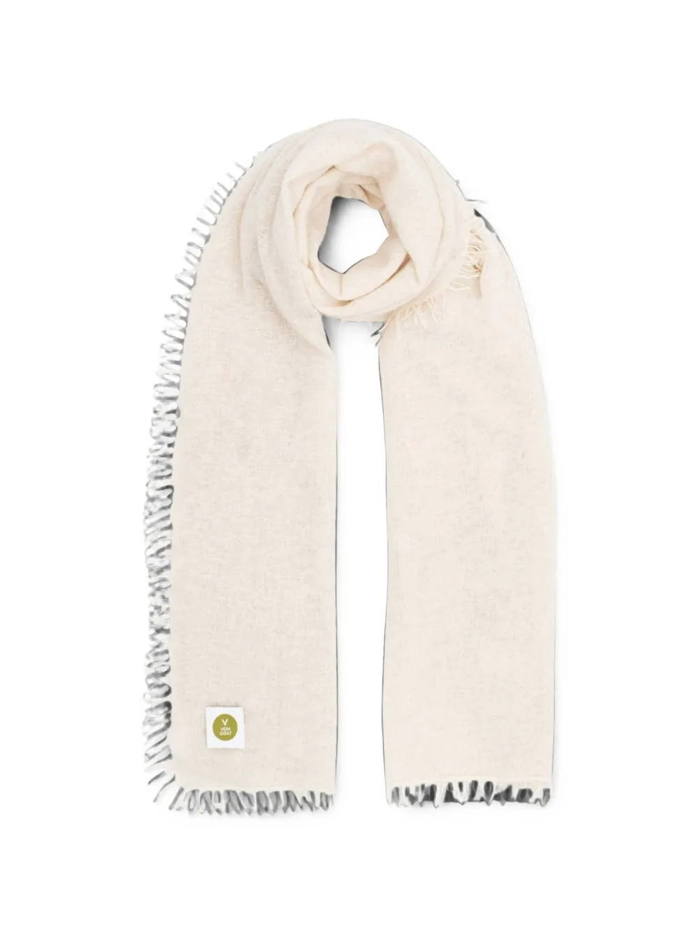 Frayed-Edge Scarf by V VON GOAT