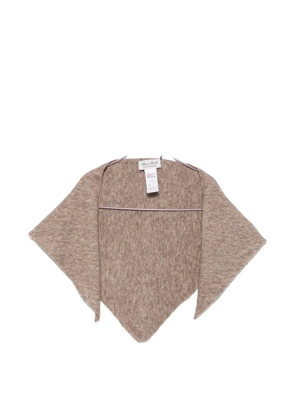 Triangle-Cut Knitted Scarf by MC2 Saint Barth