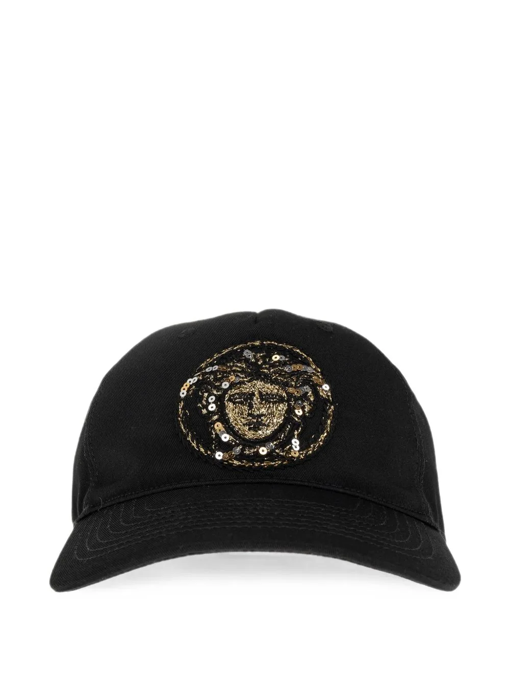 Embroidered Cotton Baseball Cap by Versace
