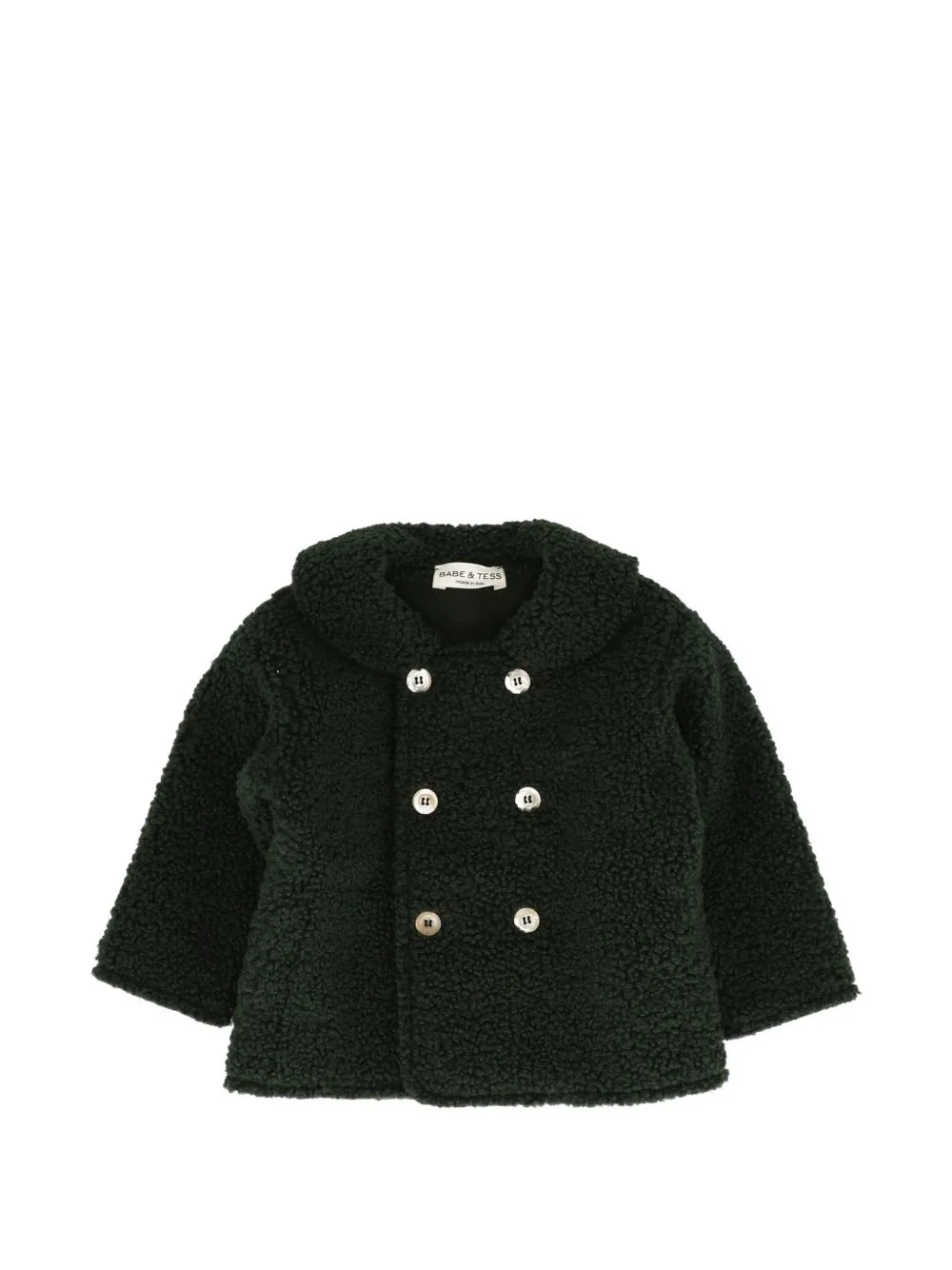 Alvise Double-Breasted Teddy Jacket by BABE & TESS