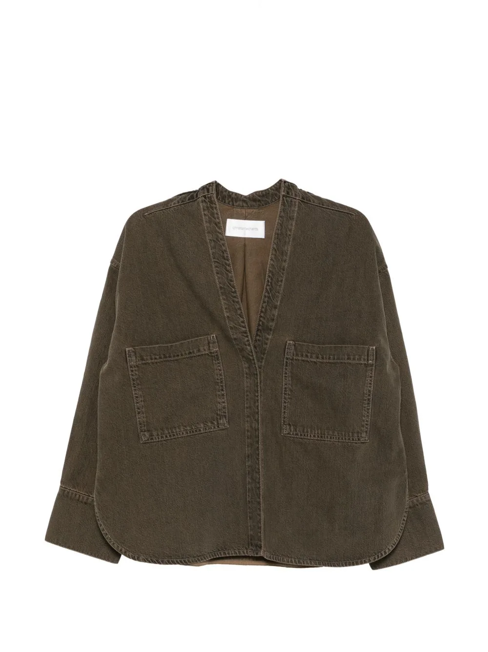 Taroski Patch-Pocket V-Neck Jacket by Christian Wijnants